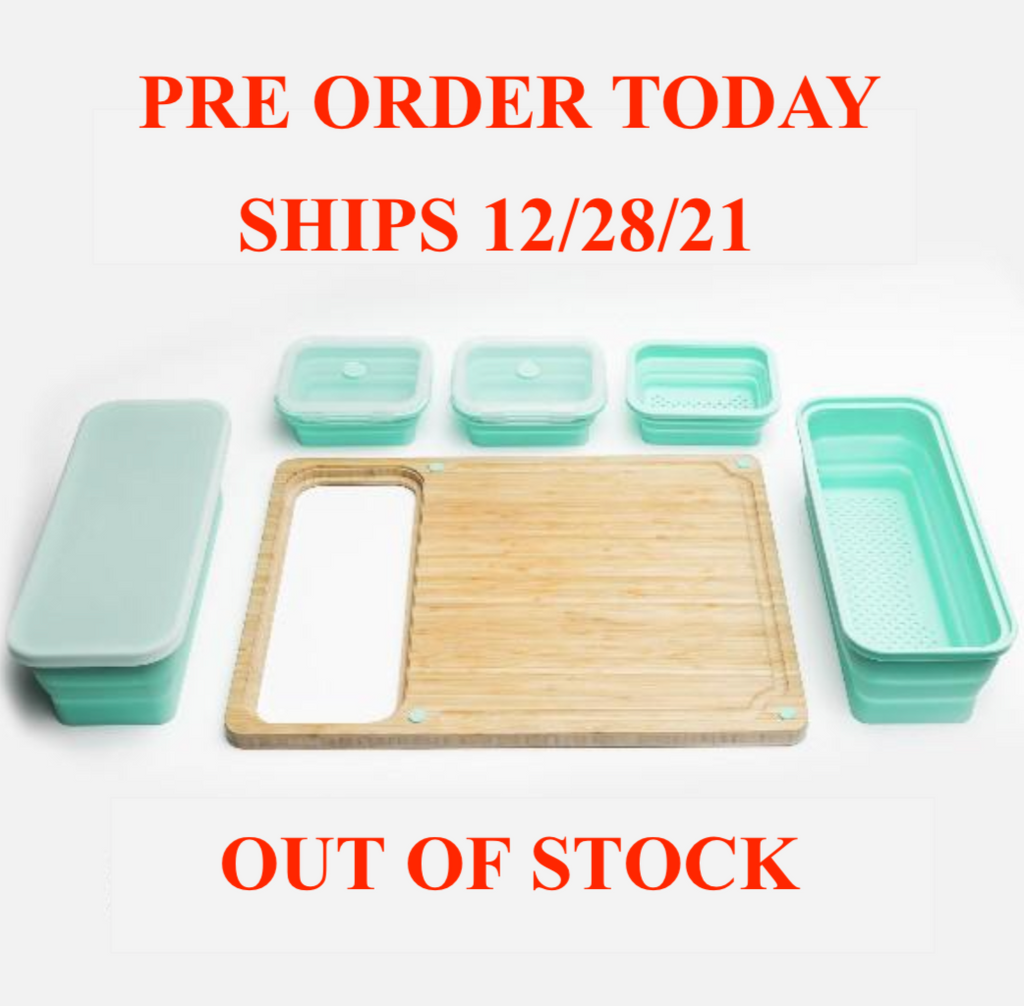 TIDYBOARD Meal Prep System - Aqua